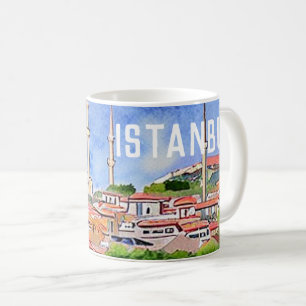 Istanbul Turkiet Kaffemugg