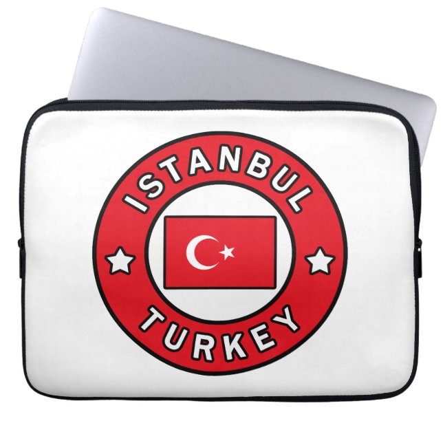 Istanbul Turkiet Laptop Fodral (Framsidan)