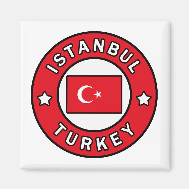 Istanbul Turkiet Magnet (Framsidan)