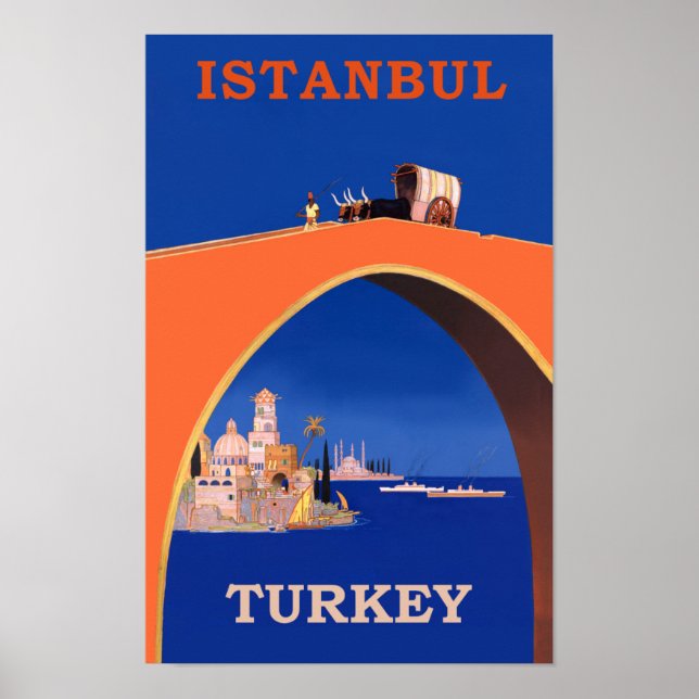Istanbul, Turkiet Poster (Framsidan)
