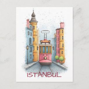 Istanbul Turkiet Resor Vykort