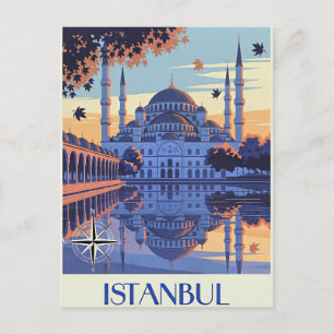 Istanbul, Turkiet resor Vykort