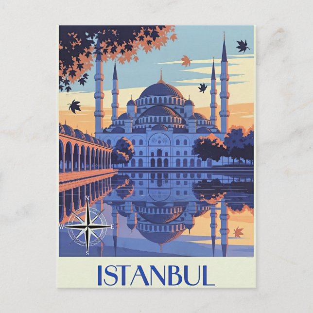 Istanbul, Turkiet resor  Vykort (Framsida)