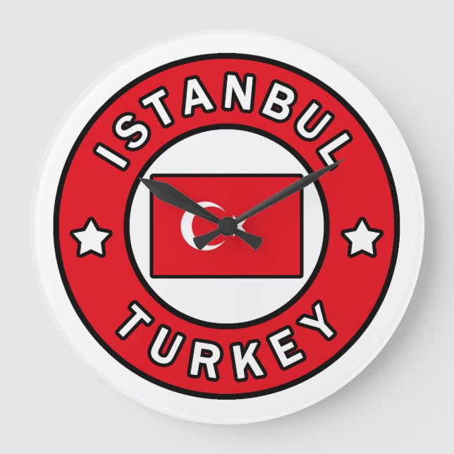 Istanbul Turkiet Stor Klocka (Framsida)