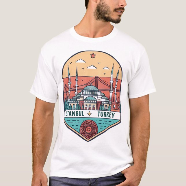 ISTANBUL, TURKIET T SHIRT (Framsida)