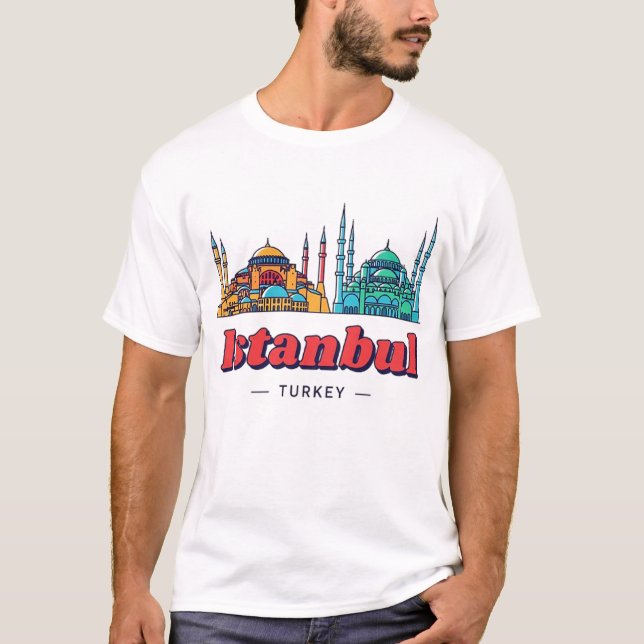 ISTANBUL, TURKIET T SHIRT (Framsida)