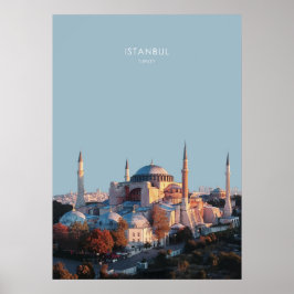 Istanbul, Turkiet Travel Artwork Poster