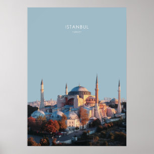 Istanbul, Turkiet Travel Artwork Poster