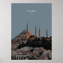 Istanbul, Turkiet Travel Artwork