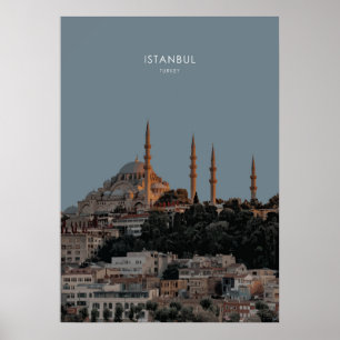 Istanbul, Turkiet Travel Artwork Poster