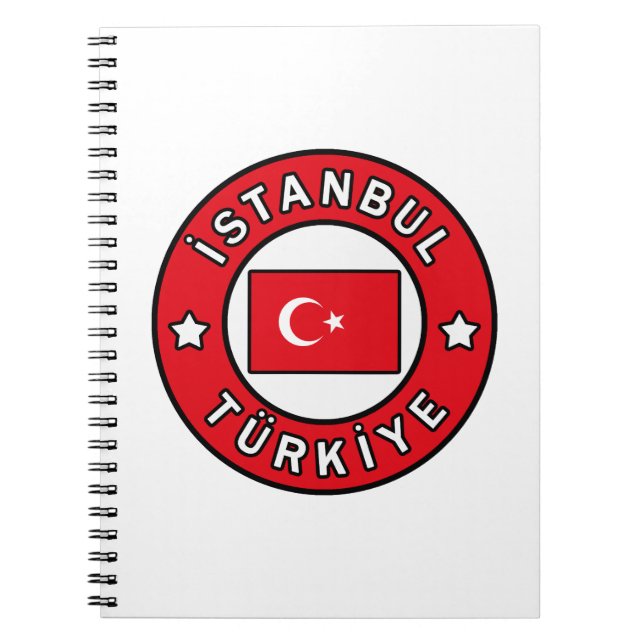 İstanbul Türkiye Anteckningsbok (Framsidan)