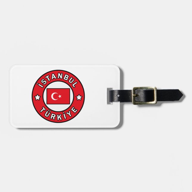 İstanbul Türkiye Bagagebricka (Horisontell Framsida)