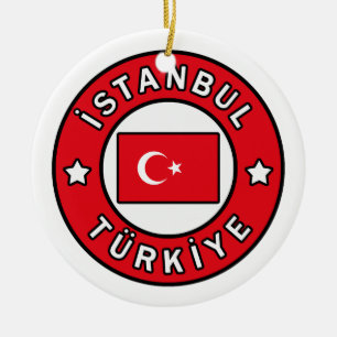 İstanbul Türkiye Julgransprydnad Keramik