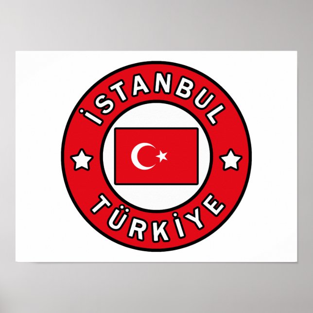 Istanbul Turkiye Poster (Framsidan)
