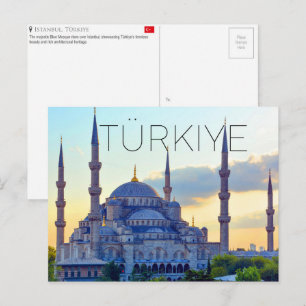 Istanbul, Türkiye Resebrevkort Vykort
