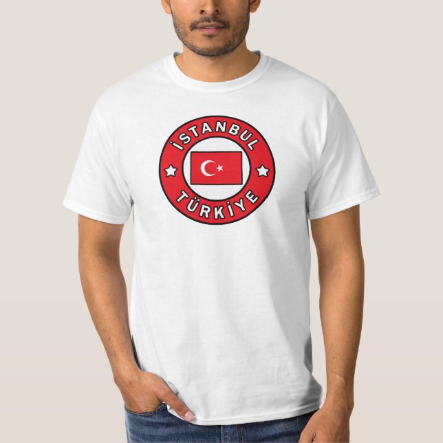İstanbul Türkiye T Shirt (Framsida)