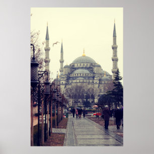 Istanbul-utskrift. Resefotografering, hemdäcksvägg Poster