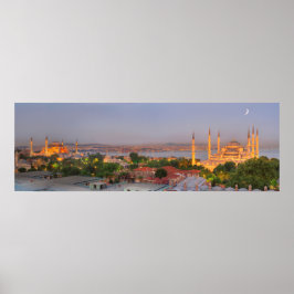 Istanbul vid dusk poster