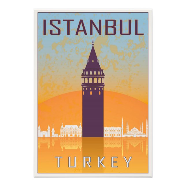 Istanbul vintage poster (Framsidan)