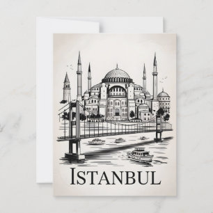 Istanbul vintage vykort