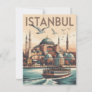 Istanbul vintage vykort