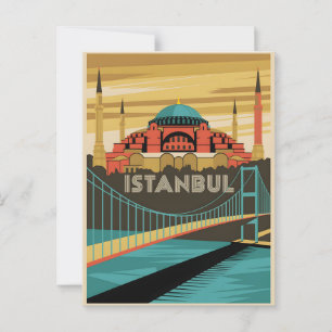 Istanbul vintage vykort