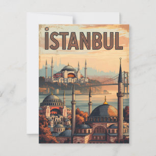 Istanbul vintage vykort