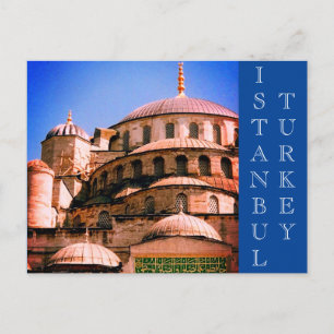 istanbulblå moské vykort