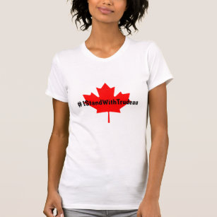 #IStandWithTrudeau Hashtag Trudeau Liberals Kanada T Shirt