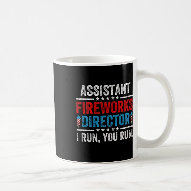 Istant Fireworks Director, 4:e juli Manar Wo Kaffemugg (Höger)
