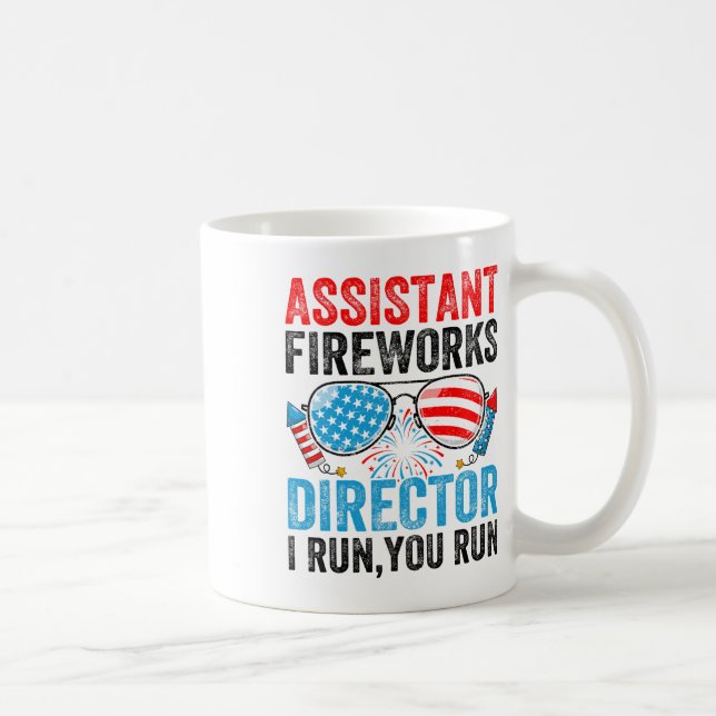 Istant Fireworks Director, 4:e juli Manar Wo Kaffemugg (Höger)