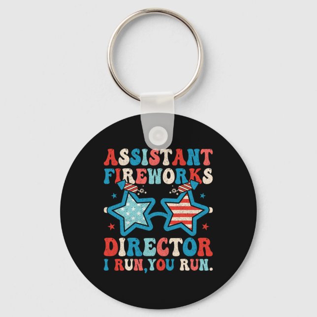 Istant Fireworks Director, 4:e juli Manar Wo Nyckelring (Framsida)
