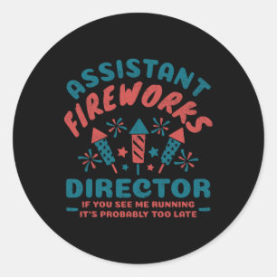 Istant Fireworks Director for Women Manar Funny 4: Runt Klistermärke