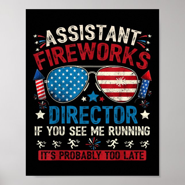 Istant Fireworks Director If You See July 4th Fire Poster (Framsidan)
