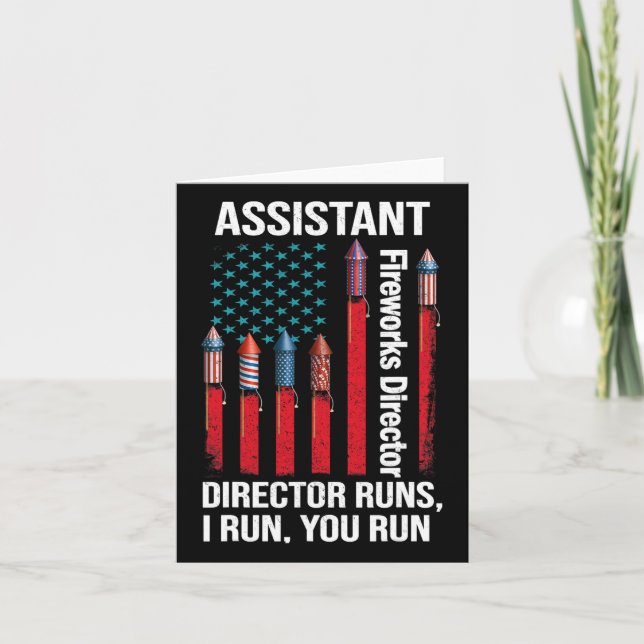 Istant Fireworks Director Usa Independence day Jul Kort (Framsida)