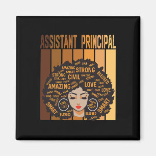 Istant Principal Afro African Women Black History Magnet