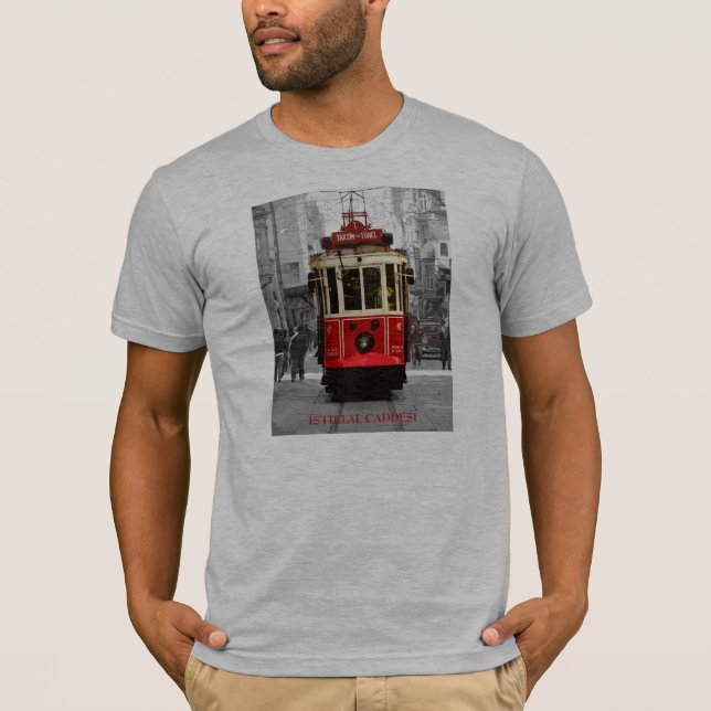Istiklal Caddesi, Istanbul, Turkiet T Shirt (Framsida)