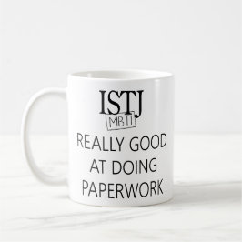 ISTJ arbetsuppgiften Fullfiller Kaffemugg