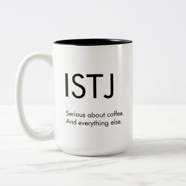 ISTJ Serious om allt Mugg Gift (Vänster)