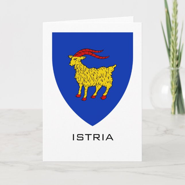 Istriens vapensköld Adriaatiska arvet Kort (Framsida)