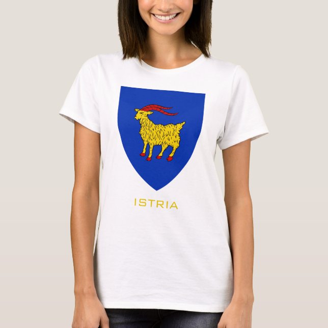 Istriens vapensköld Adriaatiska arvet T Shirt (Framsida)