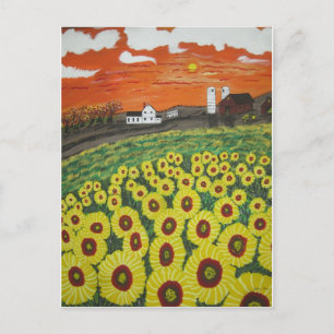 ISunblomValley Farm Vykort