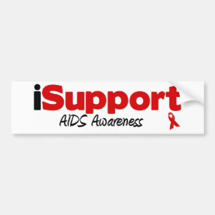 iSupportAIDS Bildekal