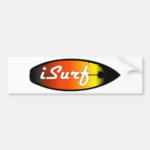 iSurfsurfingbräda Bildekal