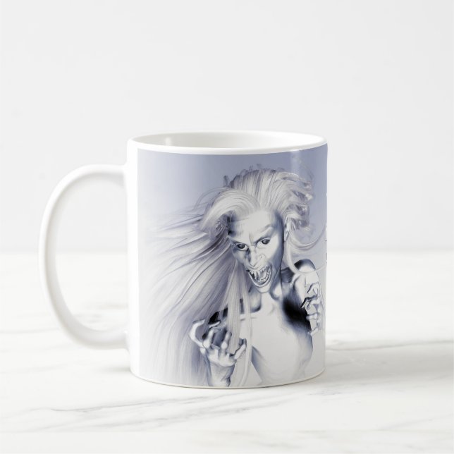 Isvampyr. Personlig Kaffemugg (Vänster)