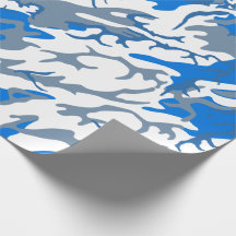 Isvattenblått Camo