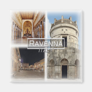IT1499 Europa, Italien, Ravenna, kylskåp Magnet