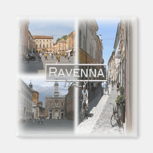 IT1500 Europa, Italien, Ravenna, kylskåp Magnet