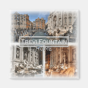 IT1505 Europa, Italien, Rom, Trevi Fontän, kylskåp Magnet