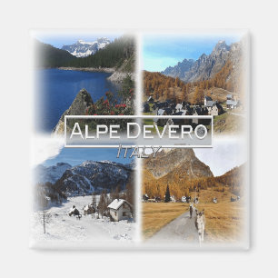 IT3260 Europa, Italien, Piemonte, Alpe Devero-kyls Magnet